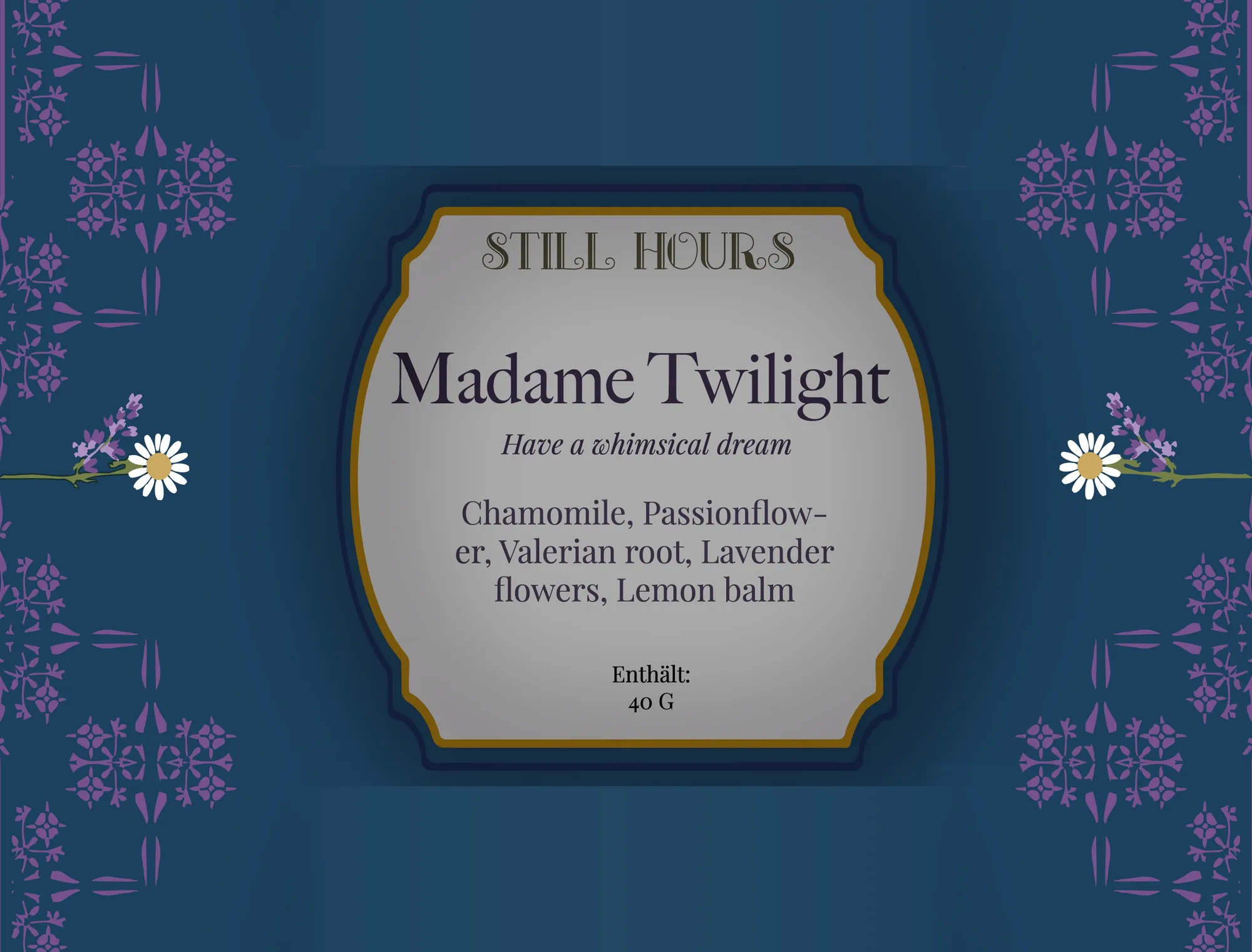 Madame Twilight label design